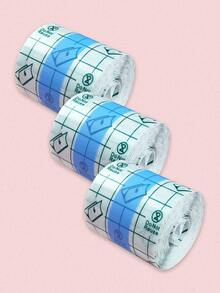 3 miếng màng bảo vệ chống thấm nước, màng lành vết xăm 5cm, cuộn băng chống thấm nước chăm sóc sau xăm, phụ kiện xăm hình - Màu xanh lam - Xem 1