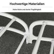 Schuhregal, Schuhregale, 12 Ebenen Schuhständer, für bis zu 36 Paar Schuhe, Tür-Schuhregal, 50x18x183cm, Schuhablage, Weiß, Hängendes, für Türmontage