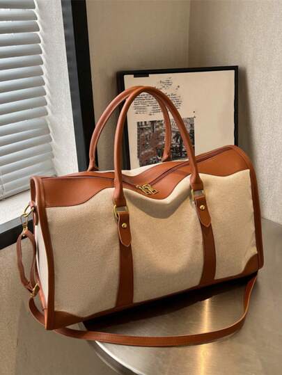 Women's Fashion Shoulder Bag/Crossbody Bag, Large Capacity Casual Versatile Organizer Travel Luggage Gym Bag, Suitable For Outing, Travel, Shopping Bag For School School Accessories School Stuff