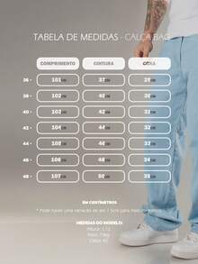 Kit 2 Men's Baggy Jeans Casual Hiphop Streetwear Stylish Skate Baggy Cotton - 彩色 - 查看 5