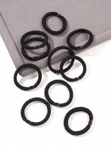 10pcs Colorful Thick Elastic Hair Ties, High Ponytail, Non-Damaging Hair Accessories,Hair Accessory,Hair Accessories,Hair Accessories For Women,Fall,Travel,Hair Tools,Accessories Women,Hair Stuff,Curly Hair,Scrunchies,Scrunchies Hair,Curly Hair Accessories,Gifts,Travel,Gifts For Women,Hair Stuff,Stocking Stuffers