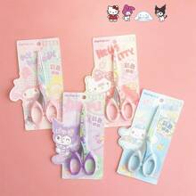 Sanrio 1pc Sanrio Cartoon Cute Scissors, Cartoon Printed Home Office Scissors, Multiple Style Options, Office, DIY Handmade, Good Helper For Home Use
