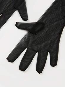 新款性感优雅高开叉黑色蕾丝正式晚礼服，适合度假或派对场合，春夏季，婚礼宾客礼服，长袍 - 彩色 - 查看 9