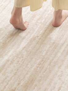 1pc Vintage American Distressed Low Pile Faux Wool Area Rug, Machine Washable, Available In Multiple Sizes, Suitable For Living Room, Bedroom, Entryway, All Season Carpet - Green - View 10