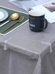 8/10/16/24/32/48pcs Plastic Transparent Tablecloth Clip Tablecloth Non-Slip Clip Suitable For Wedding Party Family Gold Dot Tablecloth Fixed Clip Party Tablecloth Suitable For Wedding Birthday Outdoor Party