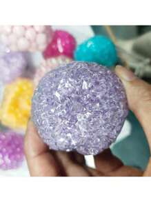 1/2/3 piezas Pelotas de estrés de colores para adultos, pelotas con forma para que los adultos las manipulen para aliviar el estrés, pelotas adhesivas de manipulación, pelotas de apretón de colores