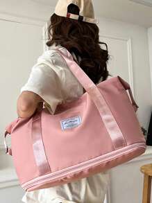 Multifunctional Handbag, Tote Bag For Women, Large Capacity Short Trip Carry-On Duffle Bag, Travel Luggage Storage Bag, Wet & Dry Separation Design, Lightweight, Suitable For Student & Business Men, Gym Crossbody Bag Bag For School School Accessories School Stuff