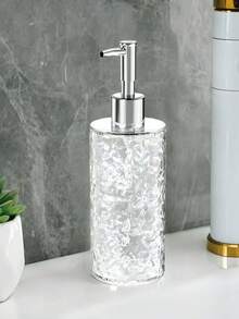 Liquid Soap Holder Dispenser Acrylic Alcohol Gel - Bạc - Xem 3