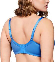 HSIA Minimizer Bras Women Large Bust Full Coverage Lace Plus Size Bra - Scales - Marine Blue - View 3