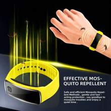 Women's Physical Mosquito Repellent Watch Men's Technology Mosquito/Insect Repellent Bracelet Sports Style Outdoor Portable Mosquito Repellent Device, Non-Chemical, Anti-Mosquito & Bug Gadget, Suitable For Outdoor/Fishing/Travel/Hiking/Beach/Camping, Great Gift For Family And Friends, Unisex, Multiple Colors Available
