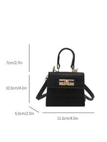 CHICWIND 小众设计高品质单肩包/斜挎包/手提包，女士方形手提包，2025年新款 - 彩色 - 查看 2