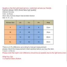 Women Bikini Thong Bottoms Summer Bikini Thongs Pants Low Waist Swimsuit Bottoms Mini Bathing Suit Beachwear Swimming Trunks - 紫色 - 查看 7