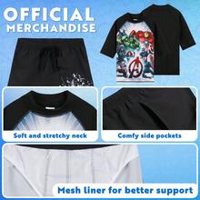 Marvel Avengers 2 Piece Swim Set - Black - View 4