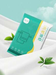 便携式一次性浴巾，更大更厚，独立包装，柔软亲肤，舒适，吸水性强，适合商务旅行、居家、健身房、办公室、度假和露营，毛巾，浴巾，身体清洁毛巾 - 白色 - 查看 10