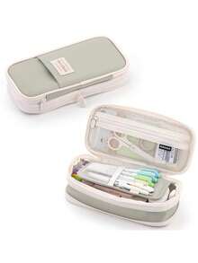 1pc Multifunctional Pencil Case Pouch Kawaii Large Capacity Organizer Pen Box Storage Bag For Girls Back To School Supplies Accessories Stationery,Back To School,School Supplies,Pencil Pouch,School Bag