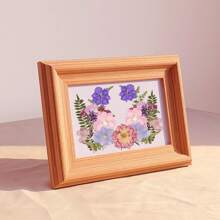 50Pcs Dried Pressed Flowers Resin Mould Real Pressed Flowers Natural Dry Leaves Bulk Mixed Colorful Daisy Herbs Kit With Tweezers Scrapbooking Candle Jewelry Crafts Making Nails(Purple)