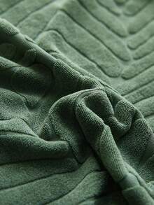 1pc Abstract Pattern Solid Color L-Shaped Chair Cover, Home Goods, Dust-Proof Elastic, Nordic Modern Style, Minimalist Versatile, One-Piece Design, Seat Cover, Chair Slipcover, Suitable For Living Room, Dining Room, Bedroom, Home Decor - Green - View 8