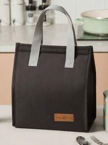 1pc Multifunctional Insulated Lunch Bag, Large Capacity Bento Bag, Waterproof Thermal Bag, Portable Food Container, Travel Bag, Summer Beach Bag, Outdoor Picnic Bag, Fits Lunch Box, Snacks, Fruits, Milk, Drinks, And Utensils, Top Handle One Shoulder Bag, Perfect For Work, School, Outdoor, Travel, Picnic And Camping, School Storage Bag, Teacher Supply Bag, Classroom Bag