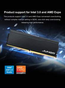JUHOR DDR5 16GB 6000MHz 6400MHz Memória RAM de Alto Desempenho para Desktop