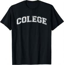 Diseño divertido de la universidad, Colege, mal escrito, camiseta con ortografía incorrecta - Negro - Ver 1