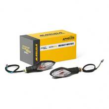 Luz de señal de giro de 4 vías de 2 piezas Jgo para motocicletas Bajaj Pulsar Ns 150/160/200, accesorios de iluminación de alta calidad. - Negro - Ver 2