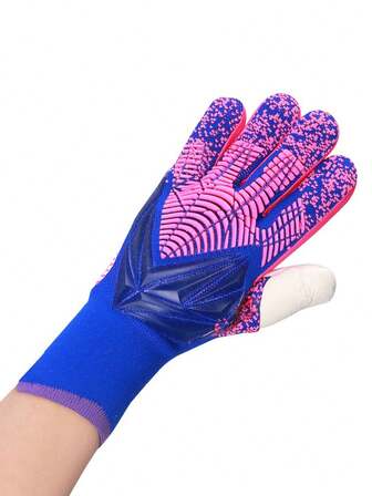 1 Pair Soccer Goalkeeper Gloves Football Training Protective Hand Gloves, Non-Slip And Durable
