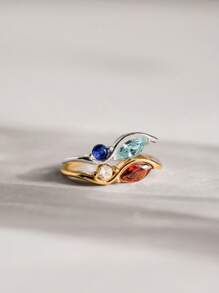 925er Sterling Silber individueller marquiseförmiger Geburtsstein-Ring - ein besonderes Geschenk für Liebhaber, Freunde und Familie. Geeignet für Geburtstage, Jahrestage, Valentinstag, Weihnachten oder jeden anderen besonderen Anlass. Dieser Ring zeigt einen personalisierten marquiseförmigen Geburtsstein mit detailreicher Verarbeitung