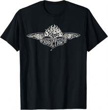 Jane's Addiction – Camiseta Heartwings - Negro - Ver 1