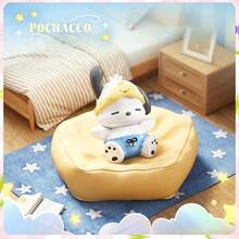 Sanrio 家族毛绒沙发摆件：柔软可爱的抱枕 - 沙发套装、摆件、卡通周边。包含 My Melody、Hello Kitty、Kuromi、布丁狗（Pochacco）、大耳沙宝（Shampoo）和肉桂卷（Cinnamoroll）。盲盒 - 彩色 - 查看 2