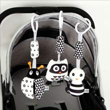 Cute Bell Black & White Rattle Toy For Babies & Toddlers