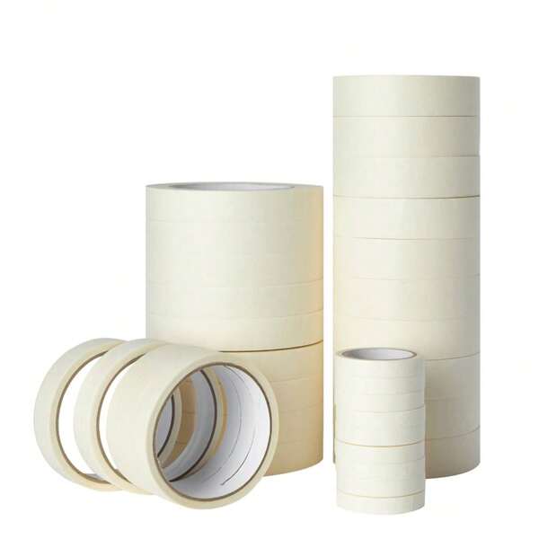 12Meter/Roll Masking Tape White Writable Sealing Self Adhesive Waterproof Tape For Art Painting Sketch Car DIY Paper School Supplies Room Decor Wall Decor Wall Sticker Sticker Stickers Personalised Stickers