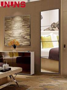 3D 2mm Mirror Tile Wall Stickers, Unbreakable Acrylic Full-Body Mirror Tile, 30cm X 4pcs Flexible Plastic Mirror Tiles, Mirror Tile For Bedroom, Home Gym, Home Decor