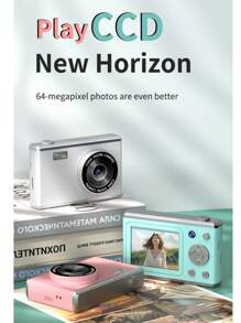 1 Pc 1080P 2.4-Inch Screen Portable Camera, With Front Camera,Small Camera, With 8x Zoom And Anti-Shake, Built-In LED Fill Light, Recording Function,Suitable For Boys And Girls.