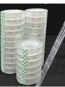 60pcs/4pcs Stationery Tape Transparent Student's Wrong Question Can Stick Words Fine Narrow Tape Sealing High Viscosity Damage Repair Paste Small Transparent Tape Home Office Supplies Sealing Back To School