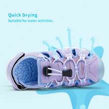Boys & Girls Toddler/Little Kid/Big Kid Outdoor Summer Sandals - 紫羅蘭色 - 查看 3