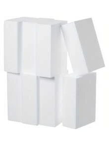 长方形白色多功能花泥砖，方形花泥块，采用聚乙烯（PE）材料制成。适用于DIY鲜花和人造花卉/植物插花装饰，也可用于家居装饰、房间装饰、婚礼装饰、卧室装饰、生日装饰、家居饰品、桌面装饰等。