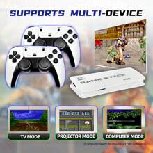 M15 Retro Game Stick, 4K HD-MI Output & Wireless Controller Plug And Play Video Game Console With 20000+ Games For PS1 NES GBA Arcade Games, Arcade Game Console