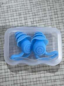 Tappi per le orecchie in silicone, tappi anti-rumore impermeabili a tre strati, super insonorizzanti e con riduzione del rumore, tappi per dormire, per la pausa pranzo in ufficio, per fare un sonnellino, accessori da viaggio, con custodia da trasporto, viaggi, vacanze, estate, ritorno a scuola, cuscino da viaggio per il collo