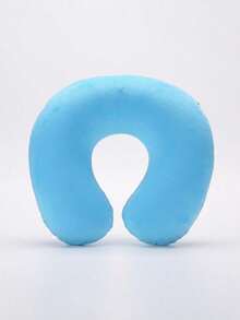 1 Pieza Almohada de Viaje Almohada de Cuello Almohada de Avión Almohada de Viaje Coche Hogar Oficina Almohada de Cuello de Vuelo con Botón a Presión y Funda Suave, Almohada de Cuello en Forma de U Portátil para Estudiantes y Adultos, Soporta el Cuello y Protege la Columna Cervical mientras se Estudia (Esta es una Almohada Inflable) - Multicolor - Ver 10