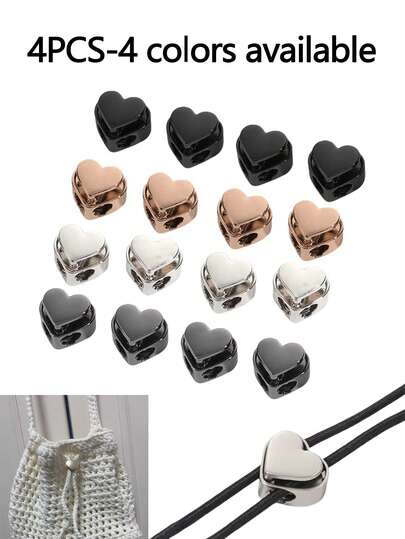 Diy Jewelry Accessories, Luggage Metal Accessories, Clothing Elastic Adjustment Buckles, Buckle Pull Shoe Hat Buckles, Clothing Accessories, 4 Colors Optional, Suitable For Lanyard Clothes Backpack Bags - Multi-Function Buckle, Suitable For Bags, Jackets, Down Jackets, Sweaters, Shoes, Pants And Hats, Sturdy And Durable, A Must-Have At Home