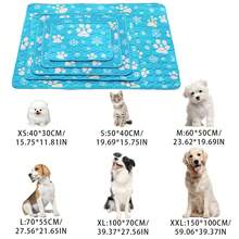 وسادة تبريد للكلاب قابلة للغسل من الحرير الجليدي، وسادة تبريد ذاتية للحيوانات الأليفة، بطانية وسادة تبريد للكلاب للاستخدام الداخلي والخارجي وأماكن الجلوس في السيارة