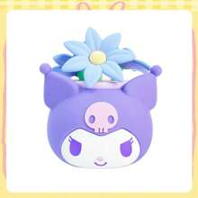 Serie minuscola di ornamenti da bonsai della famiglia Sanrio: decorazioni da scrivania curative per bonsai, bonsai a tema personaggi Sanrio, merchandising della cultura kawaii giapponese, articoli da regalo Sanrio, regali di compleanno