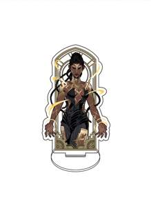 Anime 1pc"Arcane Acrylic Stand11cm,Acrylic Display Stand Person Model, Tabletop And Home Decor,Key Ring Accessories Decor, Id Al-Adjha A Graduation Gift For Friends, Car Accessories Bag Charm Backpack For School