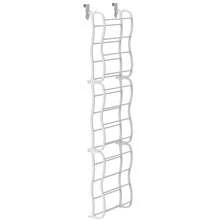 Schuhregal, Schuhregale, 12 Ebenen Schuhständer, für bis zu 36 Paar Schuhe, Tür-Schuhregal, 50x18x183cm, Schuhablage, Weiß, Hängendes, für Türmontage