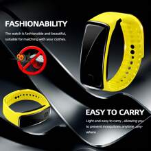 Women's Physical Mosquito Repellent Watch Men's Technology Mosquito/Insect Repellent Bracelet Sports Style Outdoor Portable Mosquito Repellent Device, Non-Chemical, Anti-Mosquito & Bug Gadget, Suitable For Outdoor/Fishing/Travel/Hiking/Beach/Camping, Great Gift For Family And Friends, Unisex, Multiple Colors Available