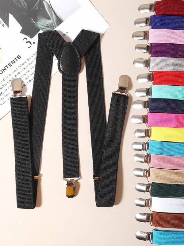 1 pieza Tirantes extra grandes para hombre, tirantes de trabajo para adultos, accesorio para fiesta, combinación personalizada, atuendo sexy, set de accesorios, adecuado para uso diario, regalo, Día de San Valentín, Halloween, cumpleaños, festival, esencial de viaje de verano, playa, yate, vacaciones