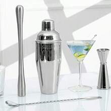 Cocktail Muddler 11.2 Inch And Bar Spoon 11.6 Inch Extended Muddler Set Stainl Steel Home Bar Tool For Making Delicious Cocktails Drinks Juice