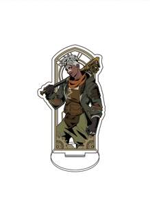 Anime 1pc"Arcane Acrylic Stand11cm,Acrylic Display Stand Person Model, Tabletop And Home Decor,Key Ring Accessories Decor, Id Al-Adjha A Graduation Gift For Friends, Car Accessories Bag Charm Backpack For School