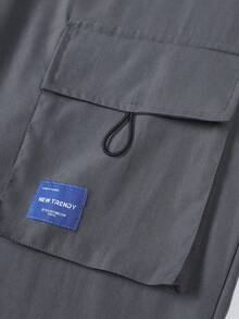 Yemwry 3件套男士休闲实用工装裤，带口袋 - 彩色 - 查看 5