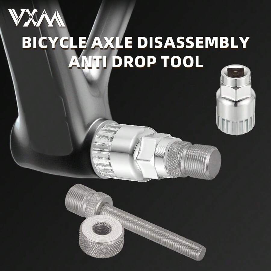 VXM Bicycle Bottom Bracket Removal Tool, Fixed Gear/Mountain Bike Spline & Cartridge Bearing Bottom Bracket Repair Tool Kit, Cycling Maintenance Tools - Multicolor - View 1